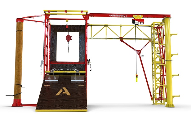 г. Волжский. В  ПАО «РусГидро» - «КорУнГ» был установлен учебно-тренировочный полигон "Альпинист-02-02"